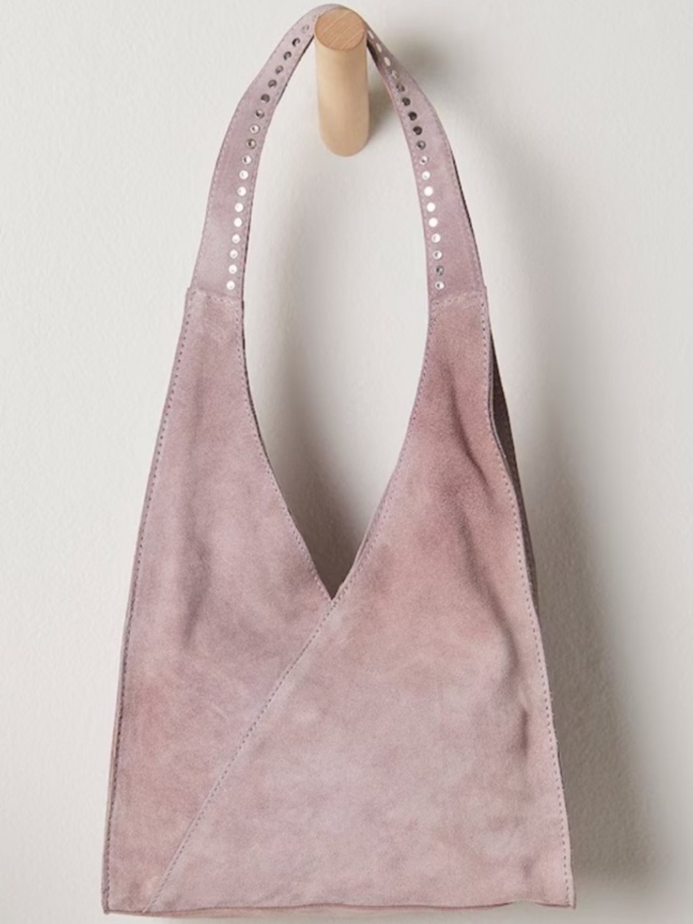 Free People Knox Studded Shoulder Bag in Lilac Mist NWT $78R - Picture 4 of 9